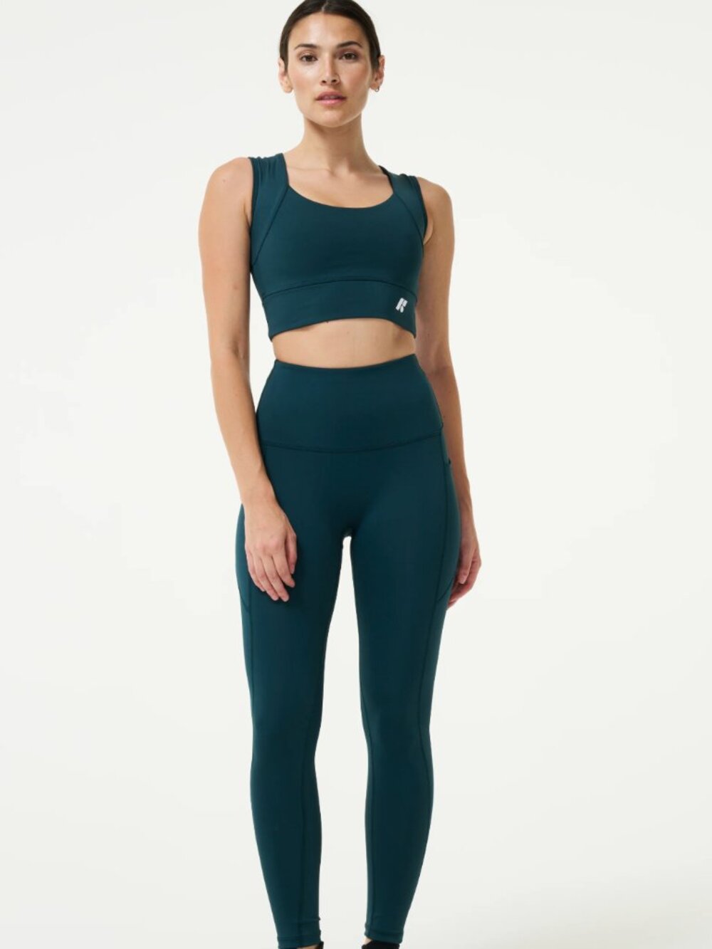 Forme Power Bra Posture & Back Support Sports Bra Dark Green / Jade Size S